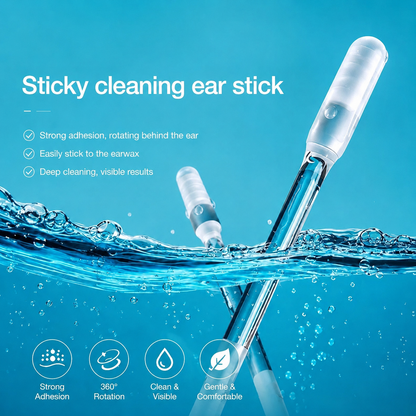 Sticky Ear Cleaning Sticks - Gentle, Visible Ear Care👂